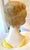 1970's Vintage Mid Century Ceramic Lady Head Vase With Dangle Earrings For Sale - Image 10 of 14