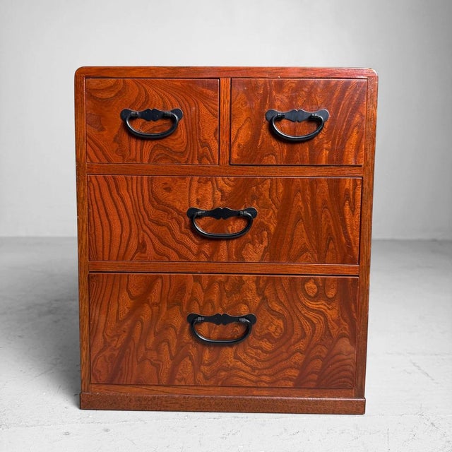 Small Japanese 4-Drawer Cabinet, 1970s-1980s For Sale - Image 10 of 10