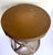 Moroccan Vintage Hammered Brass X-Form Drum Stool With Riveted Details For Sale - Image 3 of 11