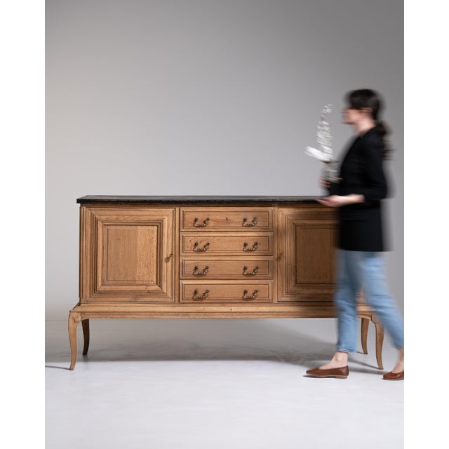 1940s Louis XV Oak Sideboard For Sale - Image 14 of 18
