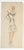 1940s=Set of 4-Original Mid-Century French Fashion Drawings on Vellum For Sale - Image 4 of 7