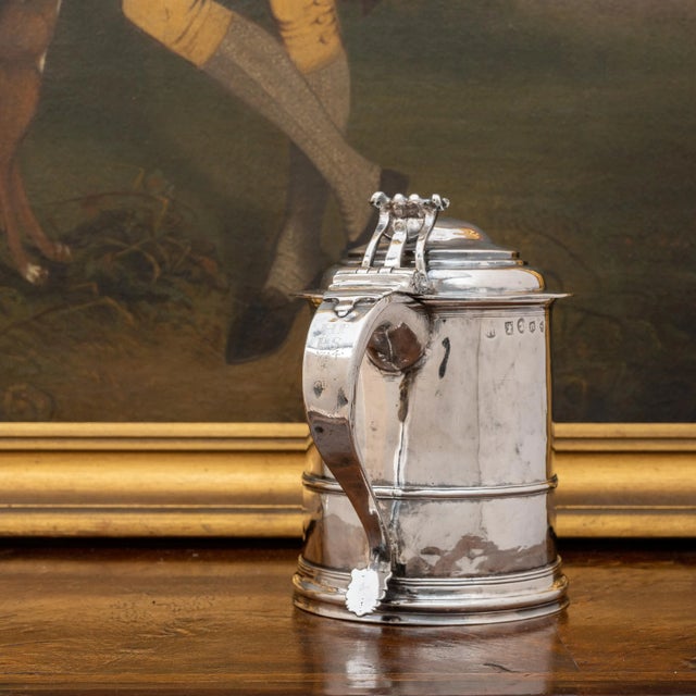 Queen Anne Provincial Britannia Silver Tankard, John Elston, Exeter, 1713 For Sale - Image 10 of 13