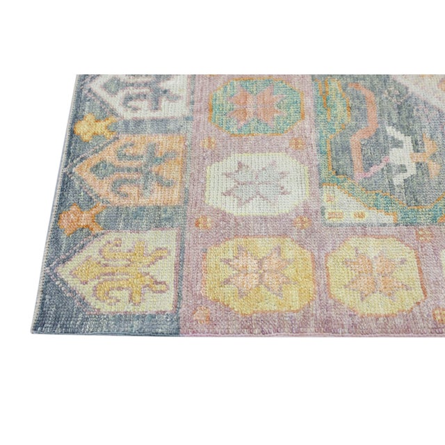Early 21st Century Modern Turkish Oushak Rug 4'2" x 6'3" For Sale - Image 5 of 10