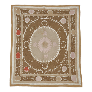 Mid 20th Century Suzani Tablecloth From Asian