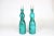 1970s Turquoise Handblown Murano Glass Decanters- a Pair For Sale - Image 9 of 9