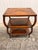 Sienna Late 20th Century Henredon Acquisition Three Tier Side Table Solid Mahogany and Crushed Bamboo For Sale - Image 8 of 11