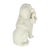Staffordshire Victorian Staffordshire Miniature Poodle With Basket, England, c.1850–1880 For Sale - Image 4 of 10