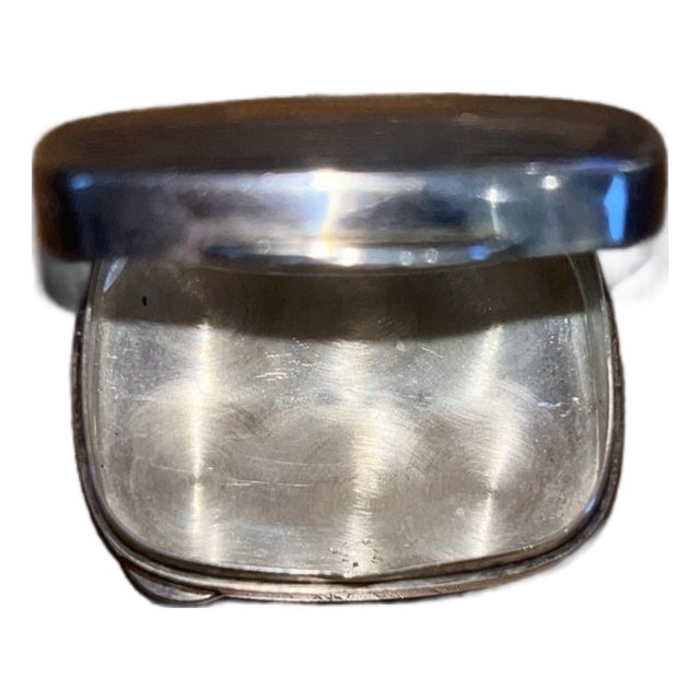 1970s Tiffany & Co Silver Pillbox For Sale