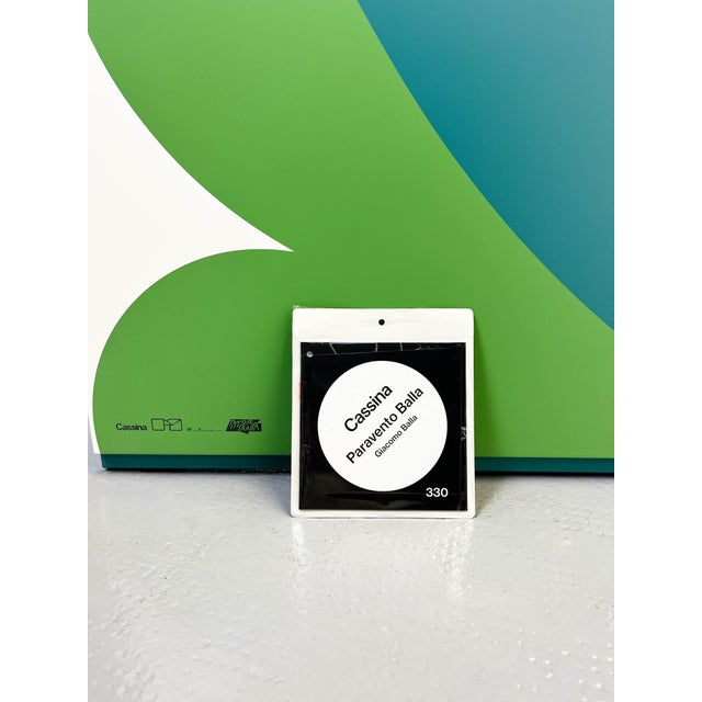 Green Vintage Balla Screen from Cassina, 2010s For Sale - Image 8 of 9
