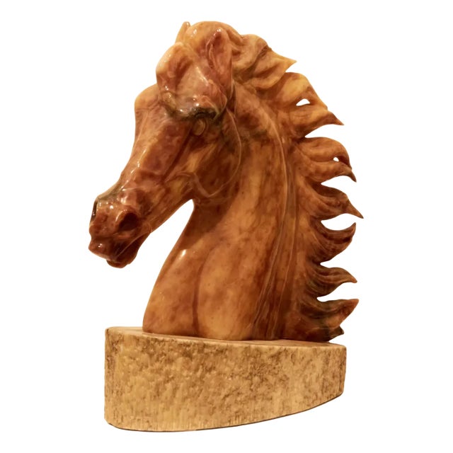 Horse Head on a Pedestal For Sale