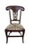 A nice set of 8 Italian style Provincial Ding Room Chairs. Decorated carved back-splats, splayed legs and featuring an...