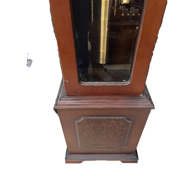 Vintage Tempus Fugit Pendulum Clock For Sale - Image 4 of 7
