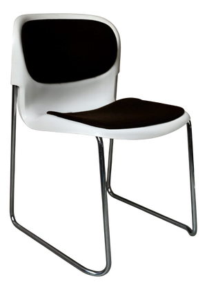 Space Age Model SM400K Chairs in Plastic and Chrome by Gerd Lange for Drabert, West Germany, 1980s, Set of 6
