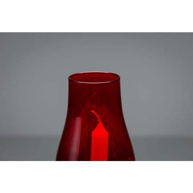 Candleholder in Brass and Glass and Rattan by Gunnar Ander for Ystad Metall, 1960s For Sale - Image 13 of 14