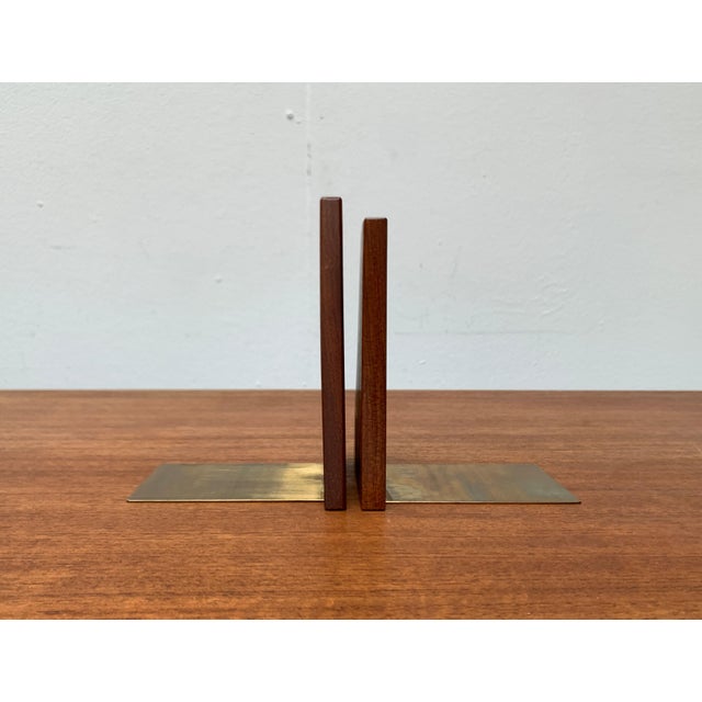 Wood Mid-Century Scandinavian Bookends in Teak, 1960s, Set of 2 For Sale - Image 7 of 18