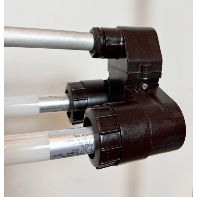 Industrial Grey Tube Light from Elektrosvit, 1970s For Sale - Image 4 of 18