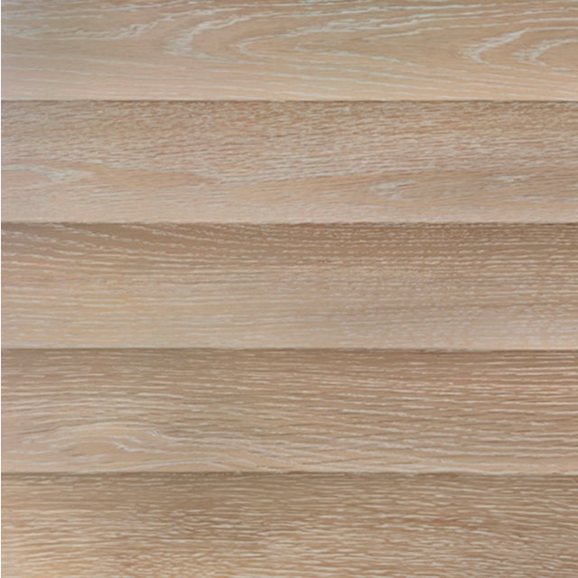 Matthew Izzo Home Angus Fluted Cerused Oak Four Drawer Chest With Brass Hardware For Sale - Image 9 of 10