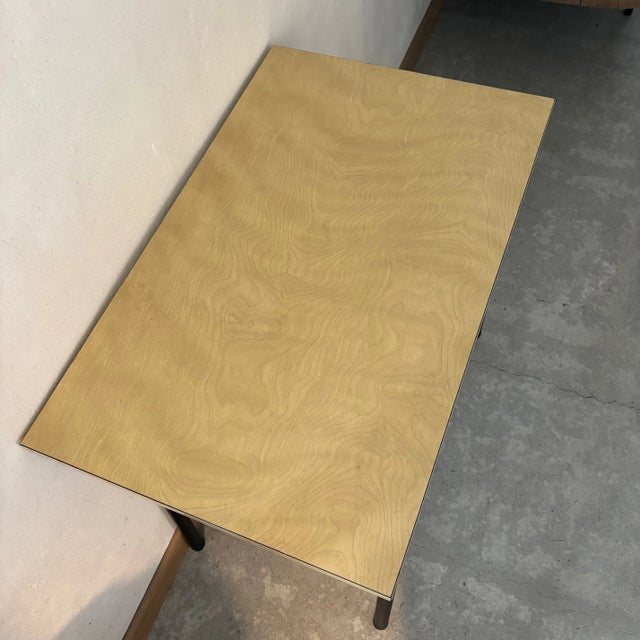 Vintage Desk with Formica Top For Sale - Image 3 of 5