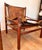 Wood Vintage Buffalo Leather Safari Armchair in Oak Frame, 1970s, Set of 2 For Sale - Image 7 of 9