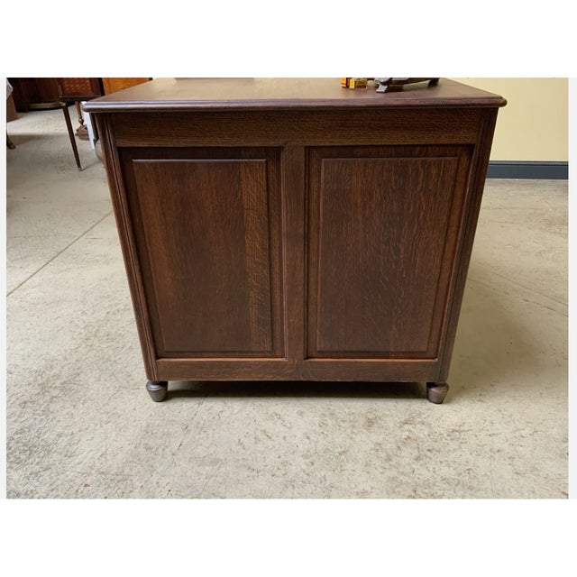 1910s Antique Art Nouveau Freestanding Desk, 1915 For Sale - Image 5 of 12
