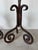 Vintage Jan Barboges Hand-Forged Iron Floor Candle Holders – Pair For Sale - Image 10 of 12
