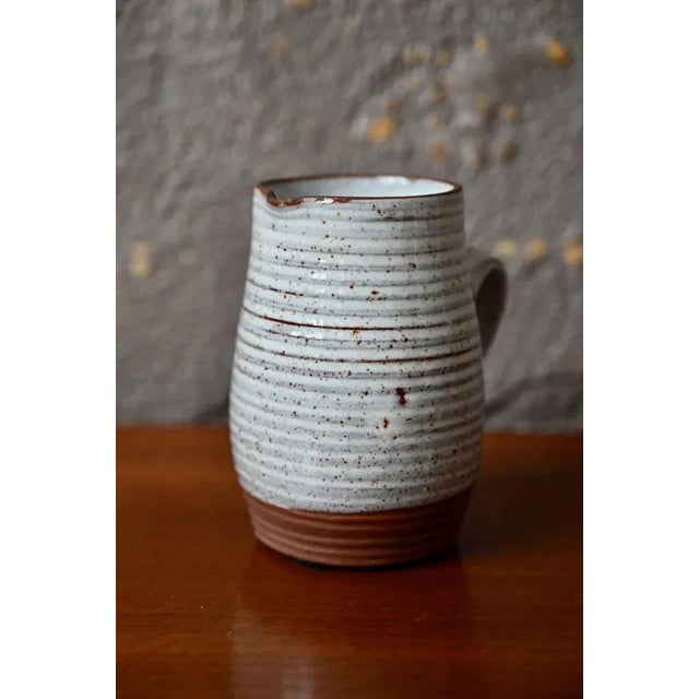 Small Stoneware Jug by Roger Jacques, Saint-Amand-en-Puisaye, France, 1960s For Sale - Image 4 of 7