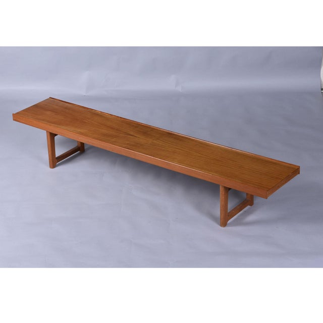 Bruksbo Norwegian Korbo Teak Planter Bench or Coffee Table, Attributed to Torbjørn Afdal For Sale - Image 9 of 18