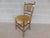 Paint Antique Gold Painted Faux Bamboo Music Box Seat Accent Chair For Sale - Image 7 of 12
