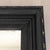 Wood Mirror in Matte Black Wood, 1950s For Sale - Image 7 of 17