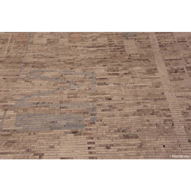 2020s Contemporary Earthy Abstract Nomadic Modern Area Rug For Sale - Image 5 of 9