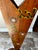 1970s Vintage European Folk Art Hand-Painted Pine Stabelle Chair With Heart Cutout For Sale - Image 5 of 18