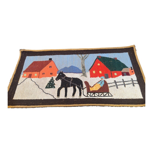 Antique Textile Handmade Folk Art C1910 Americana C1910 Provinance For Sale