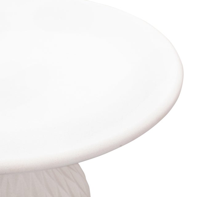 Tulum Ivory Concrete Coffee Table For Sale In Los Angeles - Image 6 of 9