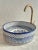 Not Yet Made - Made To Order Navy Blue Vessel Sink for Bathroom, Handmade Ceramic Basin With Brass Drain For Sale - Image 5 of 8