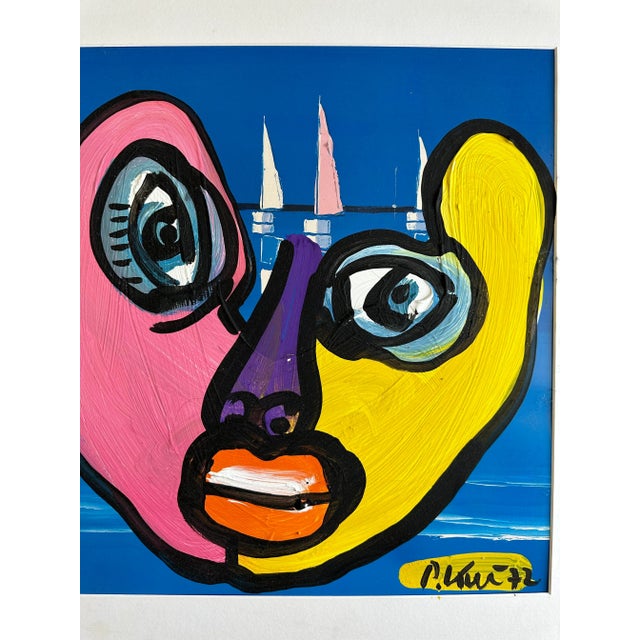 1970s 1972 Original Peter Keil Painting For Sale - Image 5 of 8