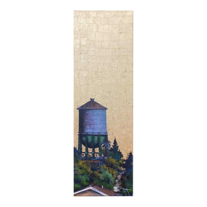 Duke Windsor, "North Park Tower 3", Impressionist Cityscape, Acrylic Painting, 2010s, Unframed