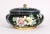 Black Large Cloisonné Lidded Floral Bowl For Sale - Image 8 of 8