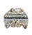 Footed Natural and White Mixed Shell Box, by Stetson Shells.. A Stunning Shell Covered Box with White and Natural Shells...