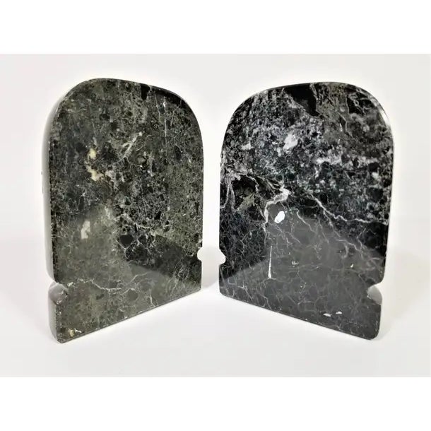 Stone Marble Bookends 1970s 1980s Mid Century For Sale - Image 7 of 13