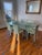 Contemporary 1990s Contemporary Style Glass Table With Six Arper Italy Leather Chairs - Set of 7 For Sale - Image 3 of 9