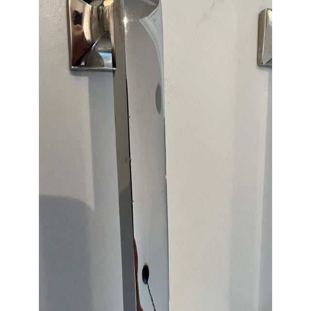 Metal Katonah Hardware Hyde Park Appliance Pulls in Polished Nickel - Set of 2 For Sale - Image 7 of 12