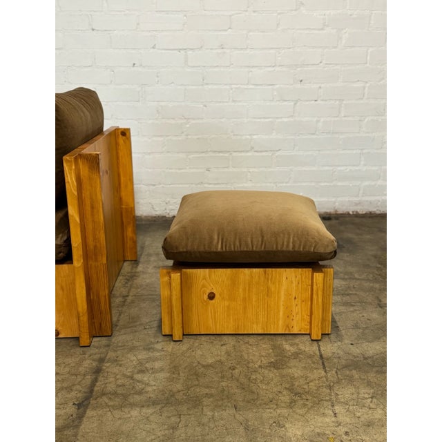 Madura Lounge Chair and Ottoman (Made to Order) For Sale - Image 10 of 12