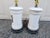 Ceramic Pair of Porcelain Apothecary Jar Lamps For Sale - Image 7 of 11