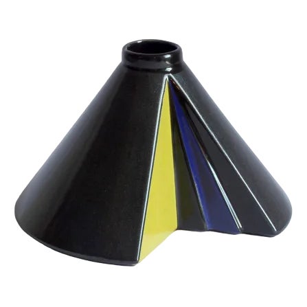 Postmodern German Conical Vase from Steuler Design, 1980s For Sale