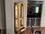 Weiman Vintage Hollywood Regency Style Gold Lighted Curio Display Cabinet 1940s Lighted With Drawer For Sale - Image 16 of 17