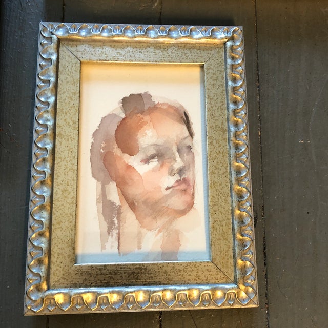 3 original watercolor paintings on paper unsigned sketches 1 is 8 x 10 overall 11 x 13 one is 5 x 7 overall 9 x 12 one is...