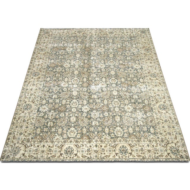 1940s Persian Tabriz Rug For Sale In Los Angeles - Image 6 of 6