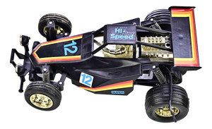 Radio-Controlled Racing Buggy with Controller, Italy, 1970s, Set of 2