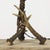 Unique set of folk art-style table lamps, made from natural antlers. These special decorative lamps have a rustic...