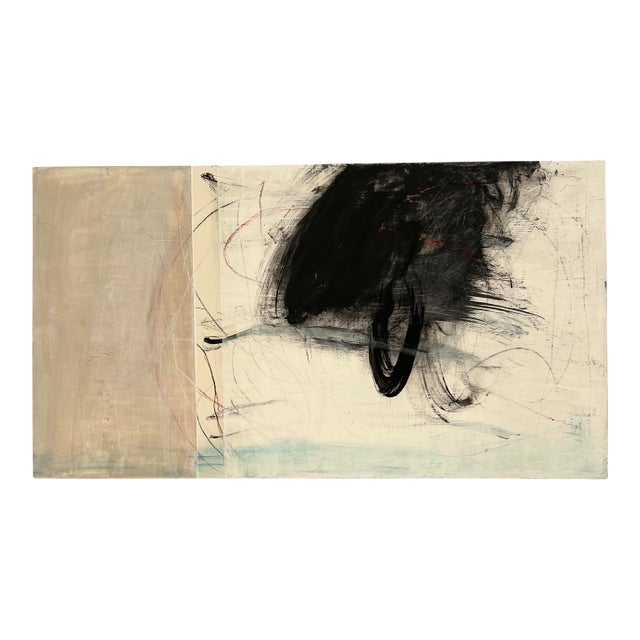 Safety Two Abstract Mixed-Media Painting For Sale